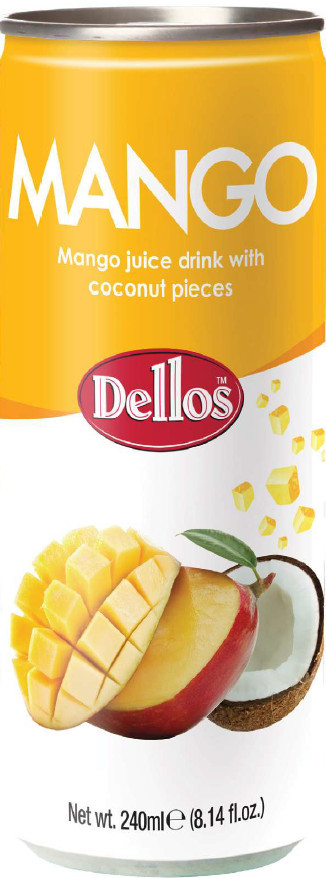 DELLOS FRUIT JUICE MANGÓ 240ML e nagyker hu