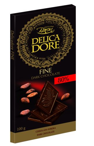 DELICA DORE ÉTcsokoládé 80% 100g