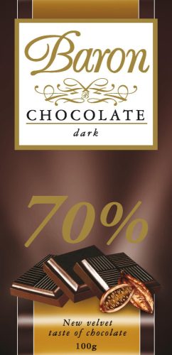 BARON Étcsokoládé 70% 100g