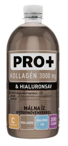 PRO+ Kollagén + Hialuronsav - Málna 750 ml (DRS)