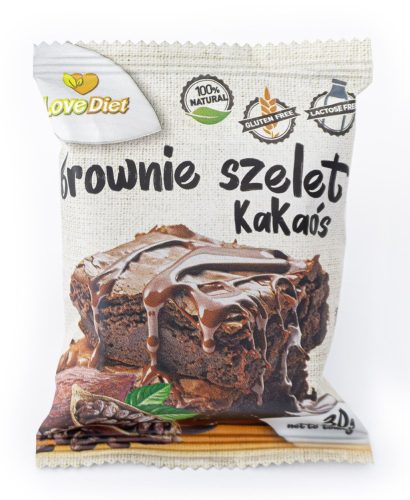 Love Diet Brownie Kakaós 30g /GM és laktózmentes/