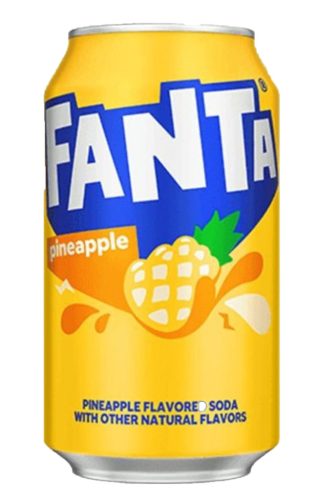 Fanta pineapple  ízű üdítőital 355ml (DRS)