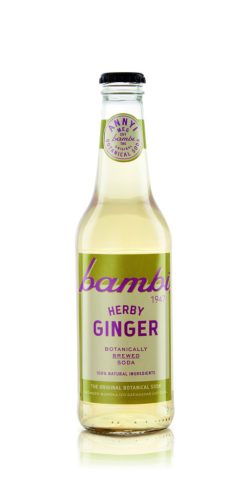 BAMBI Herby Ginger prémium fermentált üdítőital 330 ml (DRS)