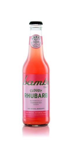 BAMBI Cloudy Rhubarb prémium kraft üdítőital 330 ml (DRS)