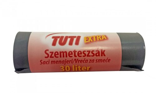 TUTI szemeteszsák 30 liter (20 db/roll) extra (1 karton=25db) (201Ft / db)