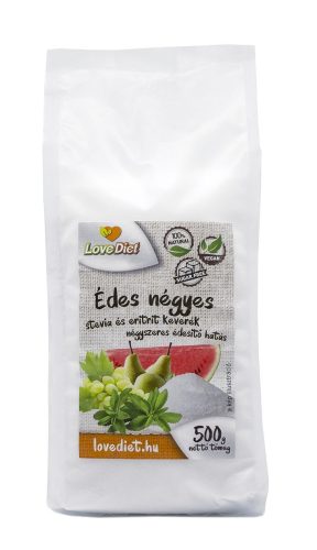 Love Diet Édes négyes (stevia és eritrit keverék) 500g