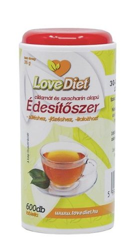 Love Diet édesítőszer tabletta (mesterséges) 600 db