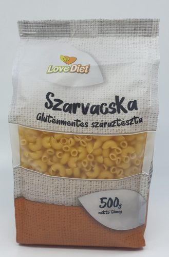 Love Diet Szarvacska (könyök) gluténmentes száraztészta 500g