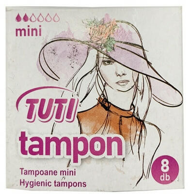 TUTI TAMPON MINI 8 DB (1 karton=70db) (133Ft / db)