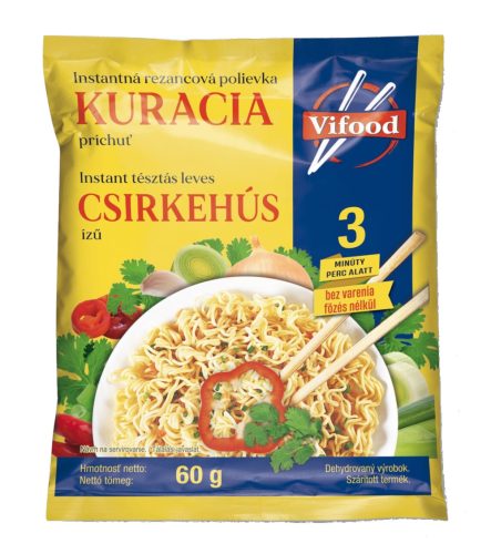 VIFOOD Inst.t.l. csirkehús ízű-    ÚJ DESIGN 60 g (1 karton=52db) (109Ft / db)