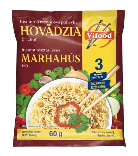 VIFOOD Inst.t.l. marhahús ízű-    ÚJ DESIGN 60 g