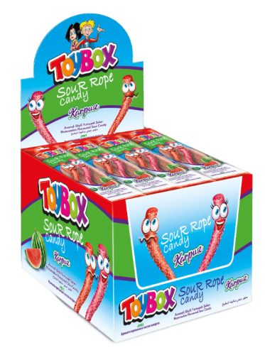 TOYBOX SOUR ROPE - WATERMELON 20G