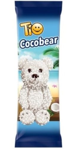 Tio Cocobear Fehérbevonóba és kókuszba mártott piskóta kakaó ízű krémmel 50g