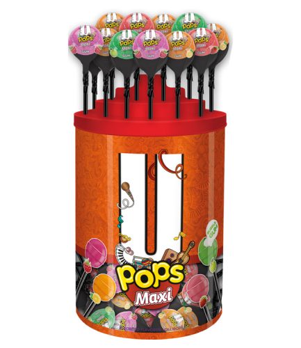 U POPS - MAXI Nyalóka rágóval 4 íz  - 16g