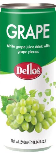 DELLOS FRUIT JUICE-  SZŐLŐ 240ML